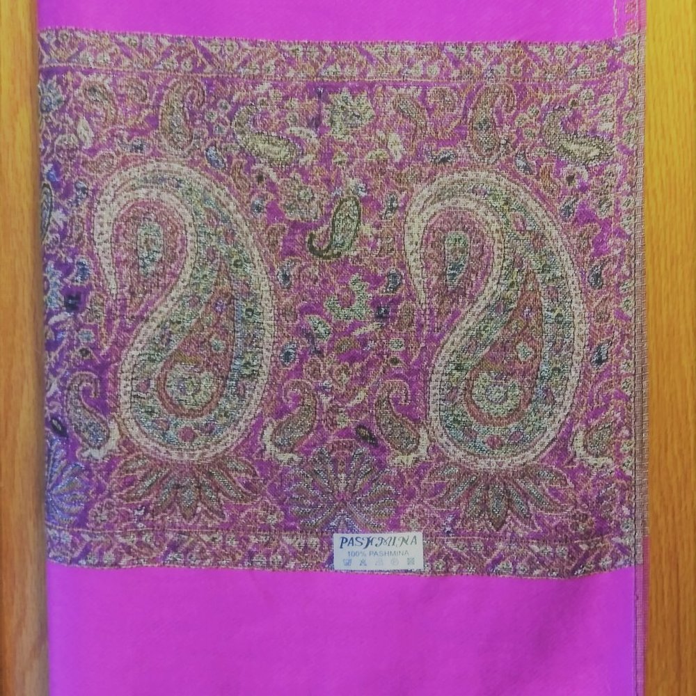 Fuschia Pashmina Shawl
